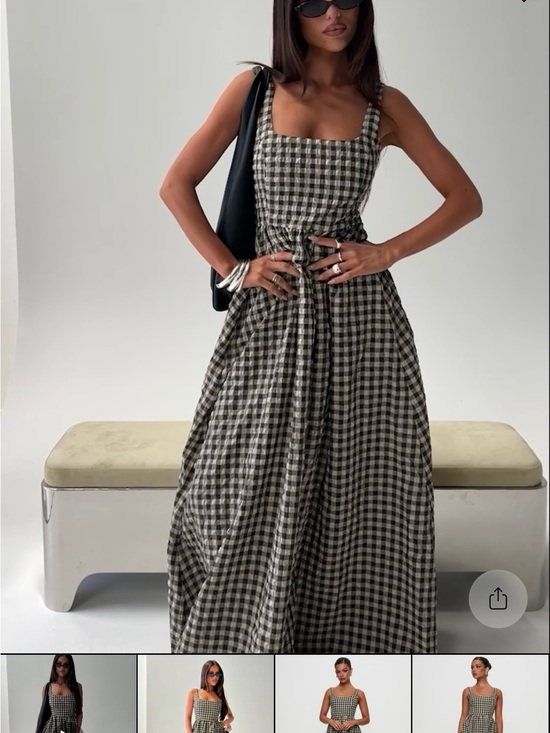 Princess Polly Dresses & Skirts - Princess Polly Cartmel Check Maxi Dress